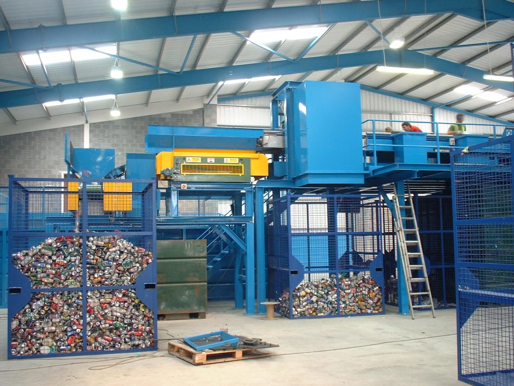Magnapower Eddy Current Separator at Bodmin MRF